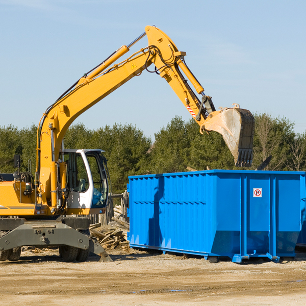 are there any restrictions on where a residential dumpster can be placed in Omena Michigan